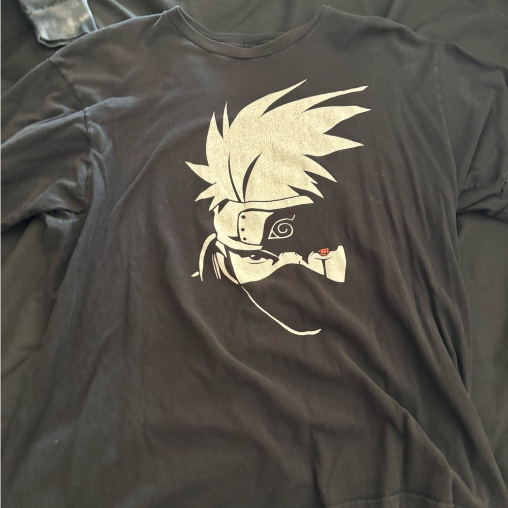 Black Naruto Kakashi Hatake Shirt
